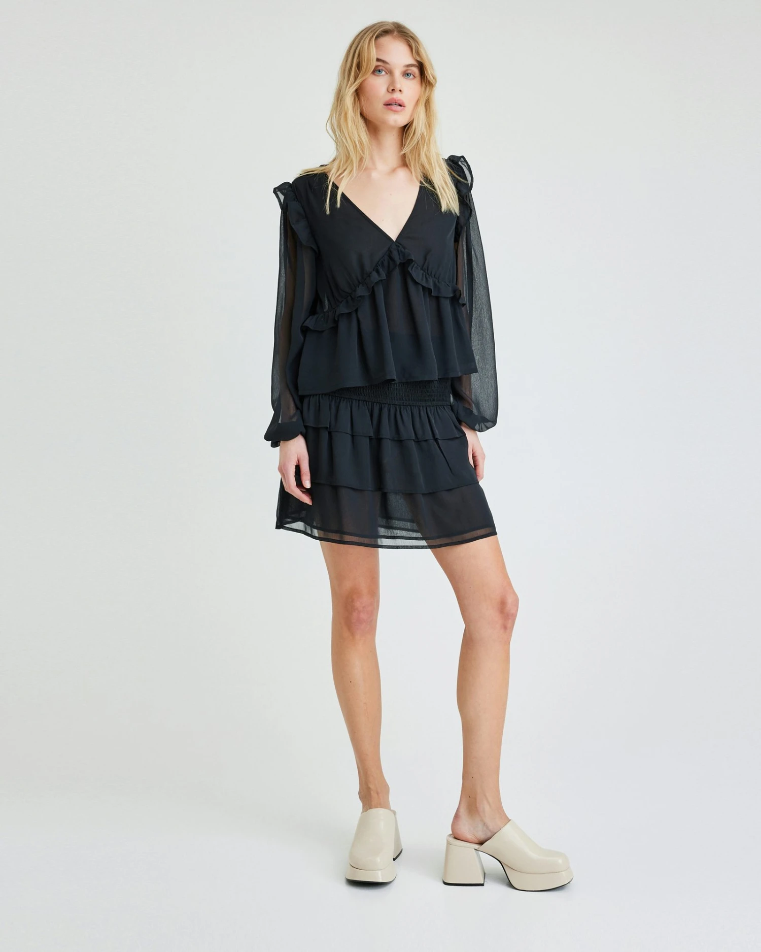 Bloom Skjørt Med Volanger - Bild 6