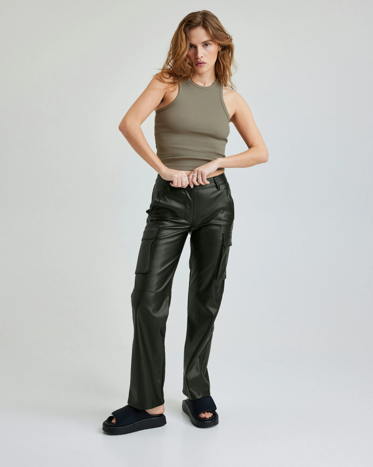 Lima Ribbestrikket Topp I Bomull - Bild 6