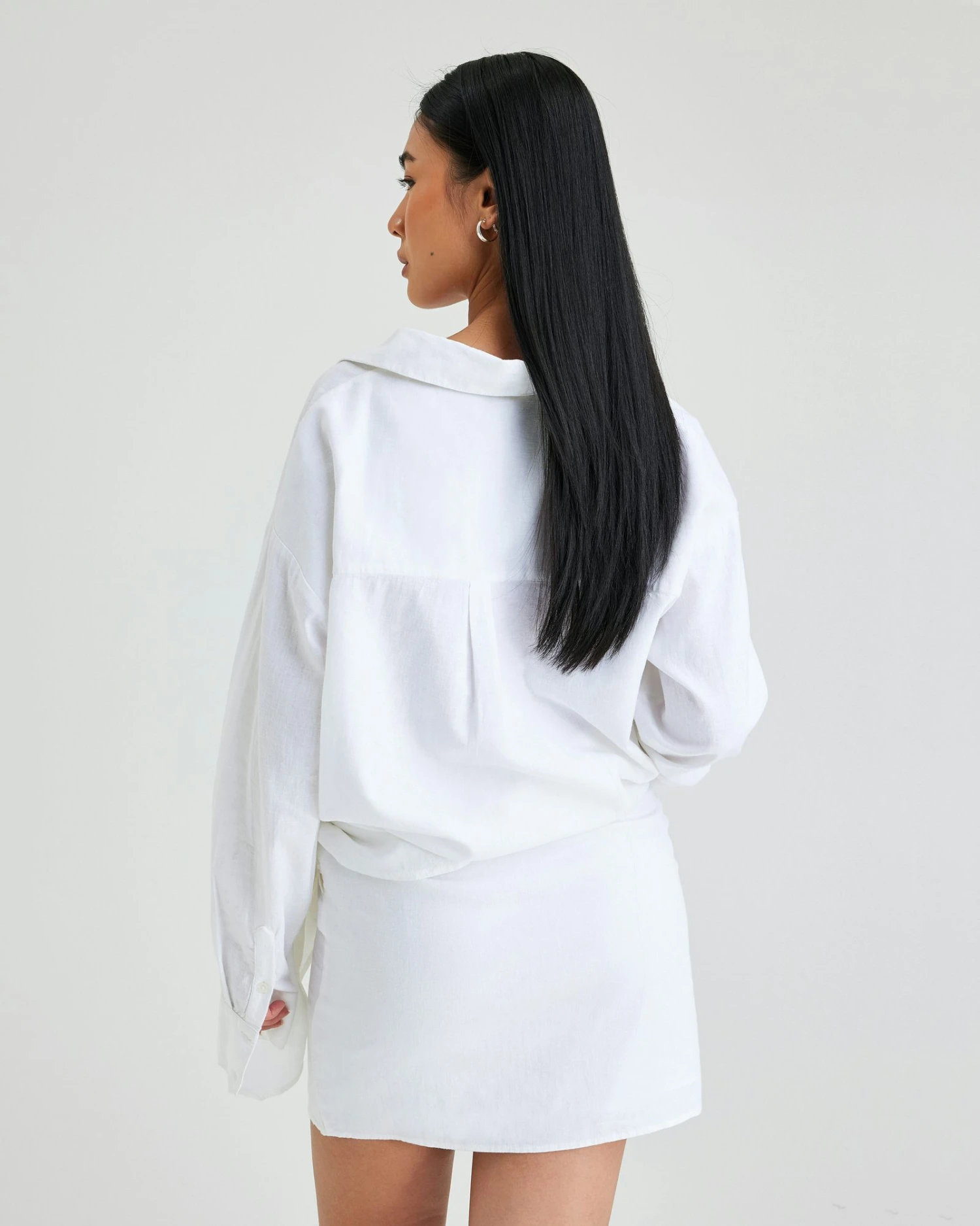 Air Skjørt I Linblanding - Bild 5