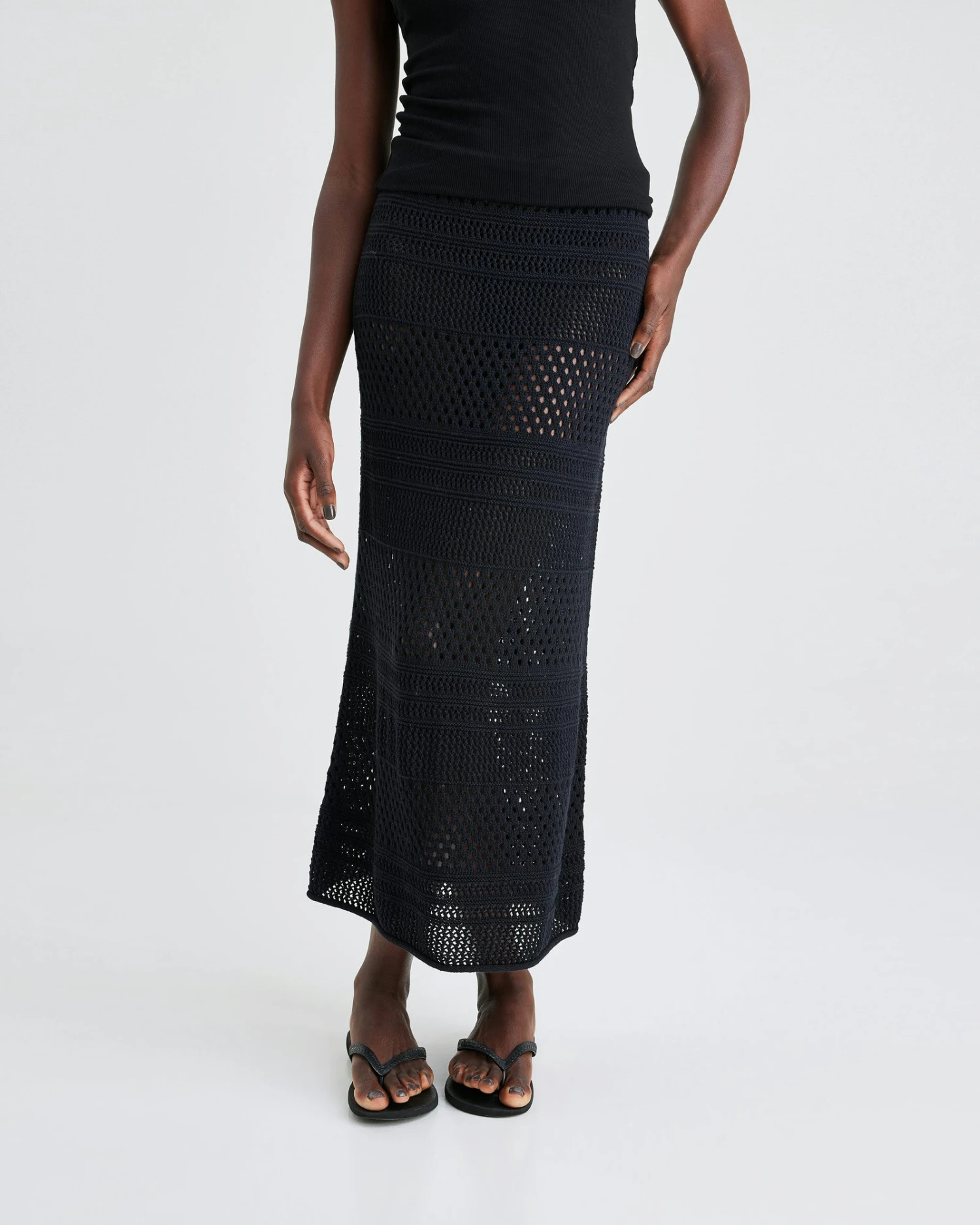 Cover Me Up Heklet Skjørt