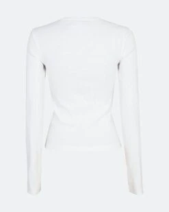 Alba Langermet Topp I Bomullsblanding -Bikbok Webbutik 7354803 900 b q alba longsleeve 49 bikbok