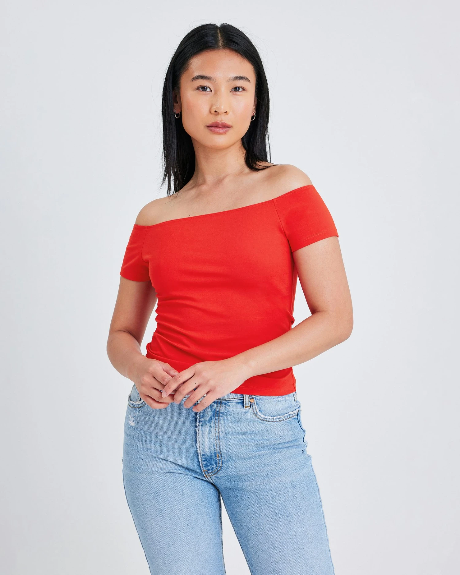 Elia Off Shoulder Topp